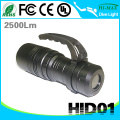 High performance IP68 55w high power handheld hid xenon torch flashlight